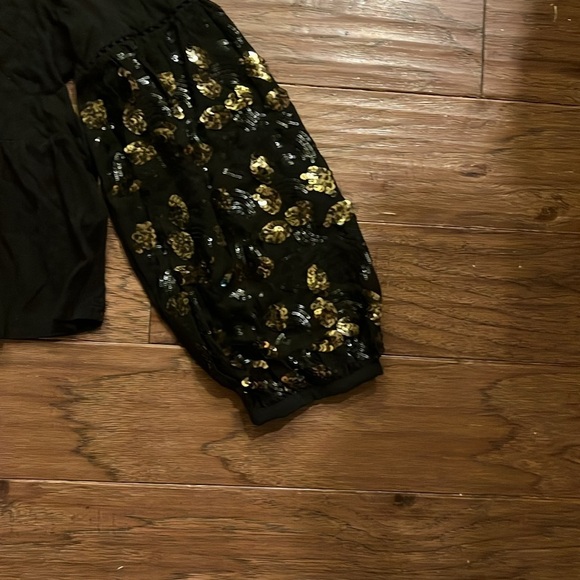 Anthropologie Neale Sequined Peplum Top Size M - Picture 9 of 10